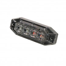 Светодиодная оптика Sanmak Стробоскоп 7025-04 (красный/синий) LED Warning Lighthead Blue/Red 10-30V 8W