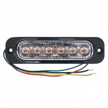 Светодиодная оптика Sanmak SM7016-18Y 6LEDs стробоскоп (янтарный)