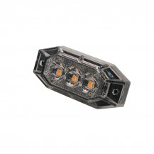 Светодиодная оптика Sanmak Стробоскоп 7025-03 LED Warning Lighthead Amber 10-30V 6W IP68 размер: 35*14*80