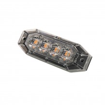 Светодиодная оптика Sanmak Стробоскоп 7025-04 LED Warning Lighthead Amber 10-30V 8W IP68 размер: 35*14*95