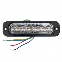 Светодиодная оптика Sanmak SM7016-18RB 6LEDs стробоскоп (красно-синий)