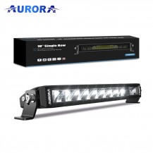 Светодиодная фара Aurora/Auropola Фара балка ALO-S5T-10RQ 10 диодов 54w 2000Lm Trinity White LED & RGB Slim Дальний белый свет+RGB DRL