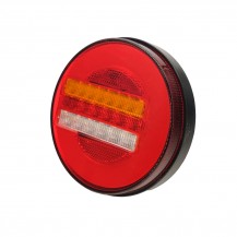 Светодиодная оптика Sanmak Фонарь задний многофункциональный SM8001-140 LED Rear Light диаметр 140 10-30V T/ST/DI/REV/REF Left +Right (2шт комплект)